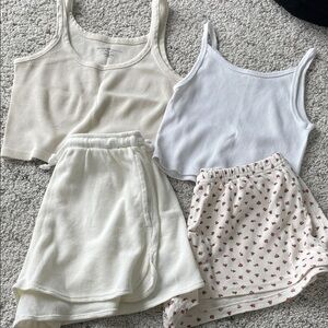 Brandy Melville Tank Top and Shorts Bundle